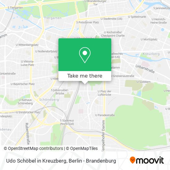 Udo Schöbel in Kreuzberg map