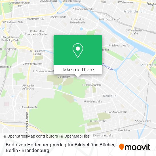 Bodo von Hodenberg Verlag für Bildschöne Bücher map