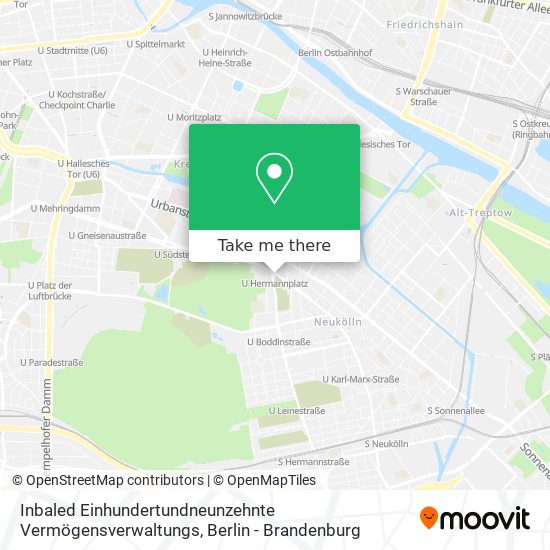 Inbaled Einhundertundneunzehnte Vermögensverwaltungs map