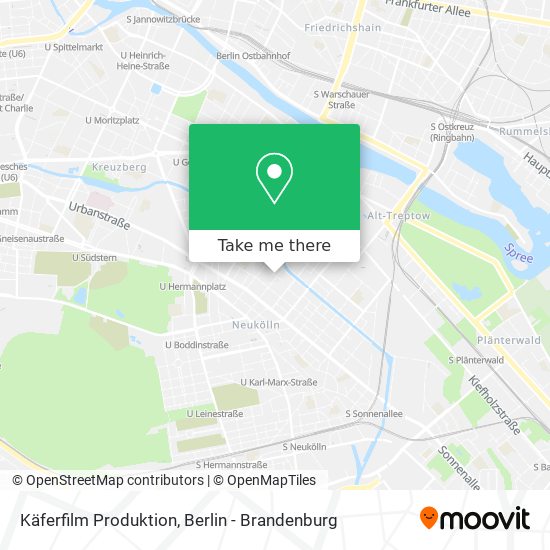 Käferfilm Produktion map