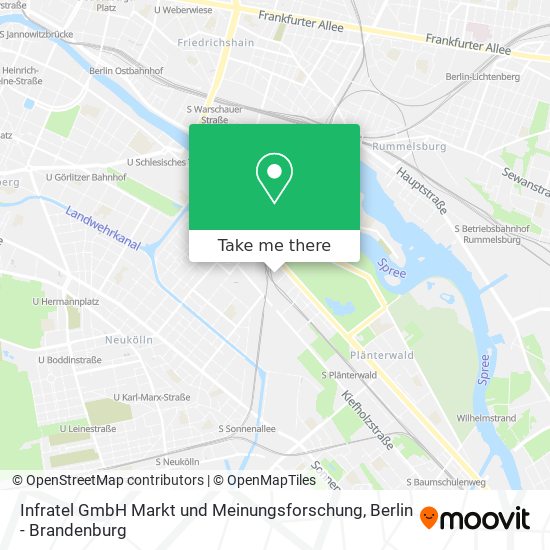 Infratel GmbH Markt und Meinungsforschung map