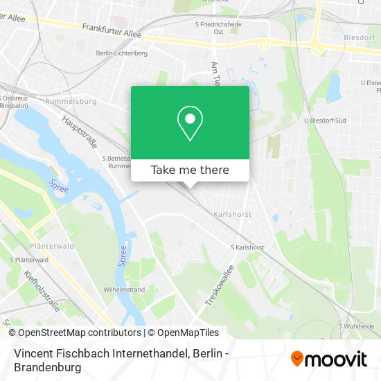 Карта Vincent Fischbach Internethandel