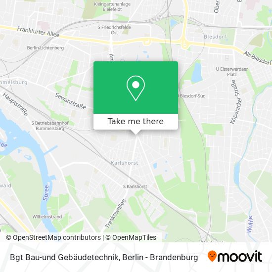 Bgt Bau-und Gebäudetechnik map