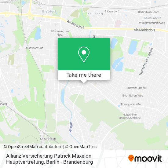 Allianz Versicherung Patrick Maxelon Hauptvertretung map