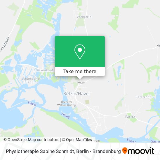 Physiotherapie Sabine Schmidt map