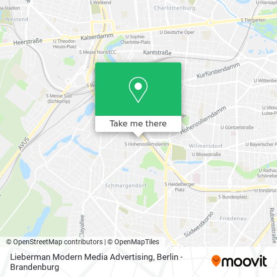 Lieberman Modern Media Advertising map