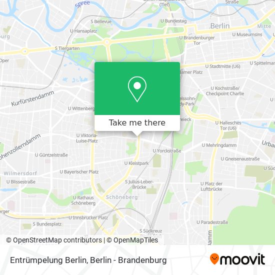 Entrümpelung Berlin map