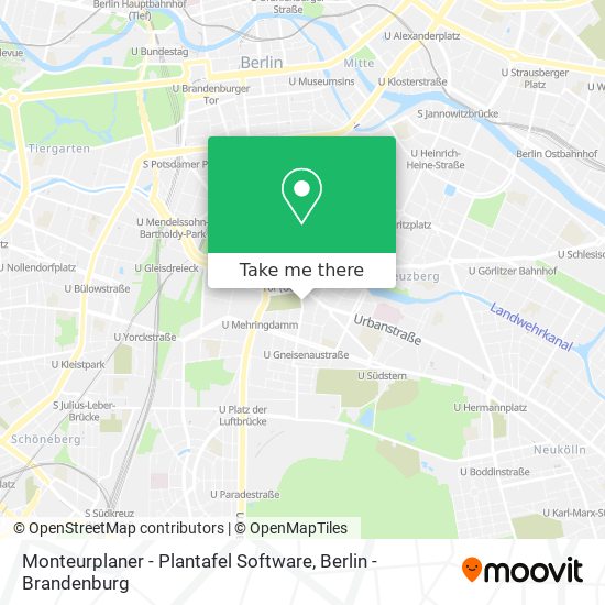 Monteurplaner - Plantafel Software map