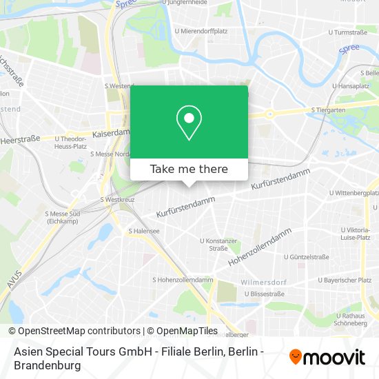 Asien Special Tours GmbH - Filiale Berlin map