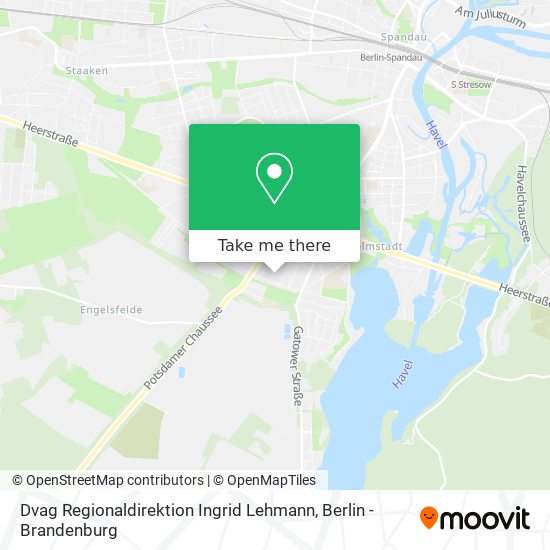 Карта Dvag Regionaldirektion Ingrid Lehmann
