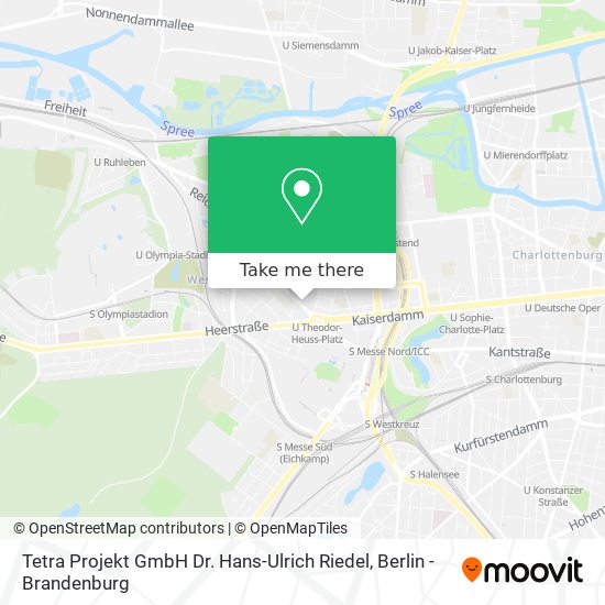 Tetra Projekt GmbH Dr. Hans-Ulrich Riedel map