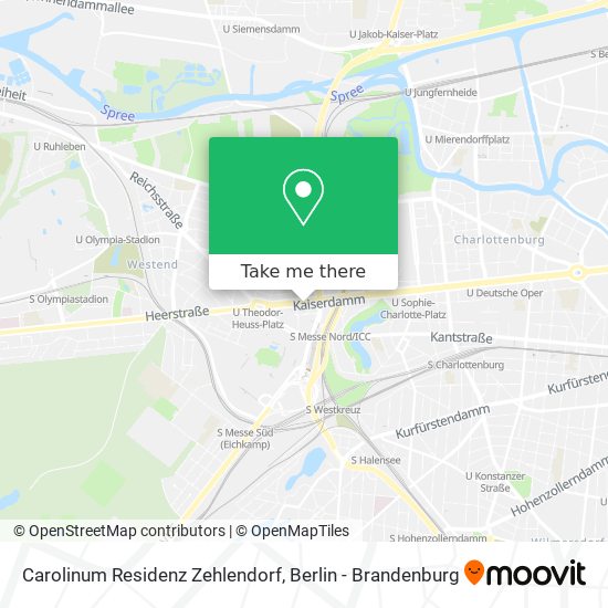 Carolinum Residenz Zehlendorf map