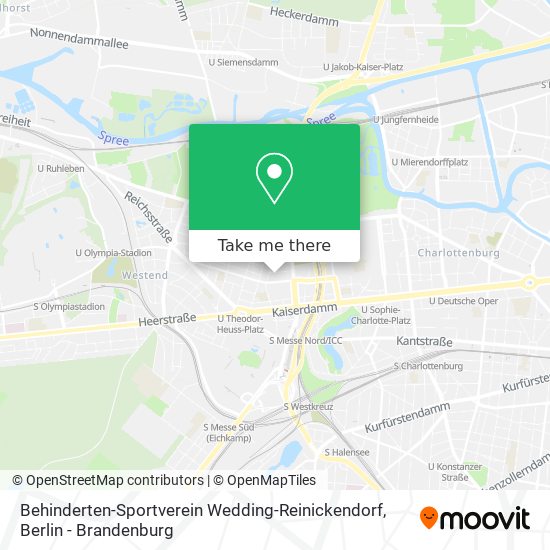 Карта Behinderten-Sportverein Wedding-Reinickendorf