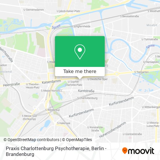 Карта Praxis Charlottenburg Psychotherapie