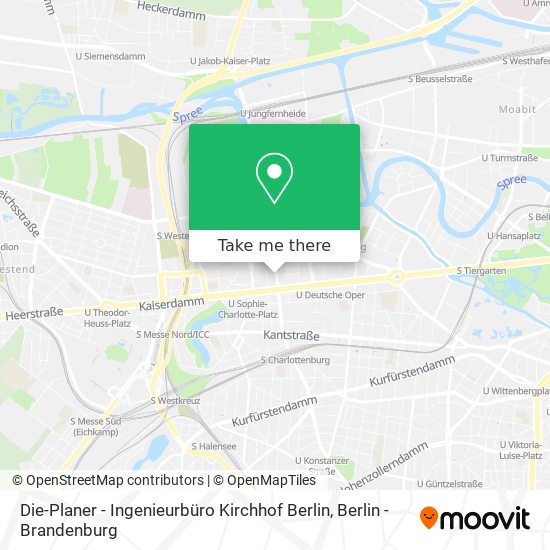Карта Die-Planer - Ingenieurbüro Kirchhof Berlin