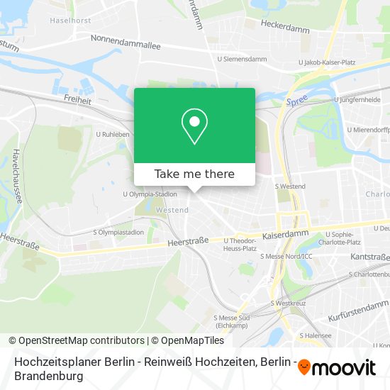 Hochzeitsplaner Berlin - Reinweiß Hochzeiten map