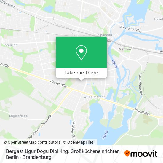 Карта Bergast Ugür Dögu Dipl.-Ing. Großkücheneinrichter