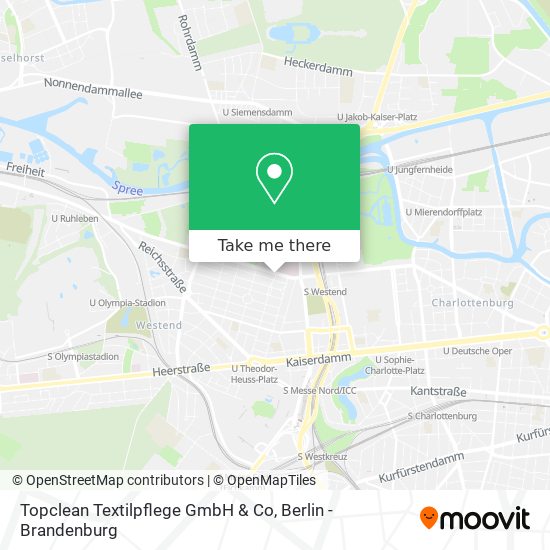 Topclean Textilpflege GmbH & Co map