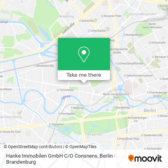 Hanke Immobilen GmbH C / O Consnens map