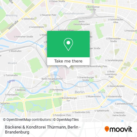 Bäckerei & Konditorei Thürmann map