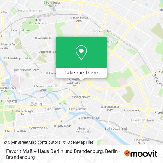 Карта Favorit Maßiv-Haus Berlin und Brandenburg