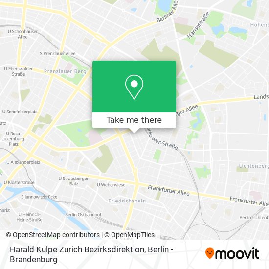 Harald Kulpe Zurich Bezirksdirektion map