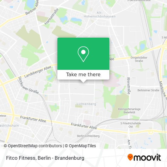 Fitco Fitness map