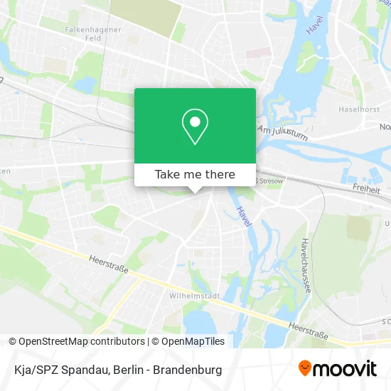 Kja/SPZ Spandau map