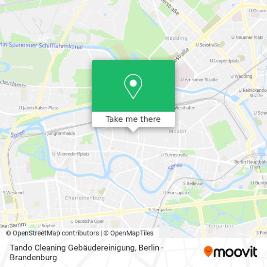 Карта Tando Cleaning Gebäudereinigung