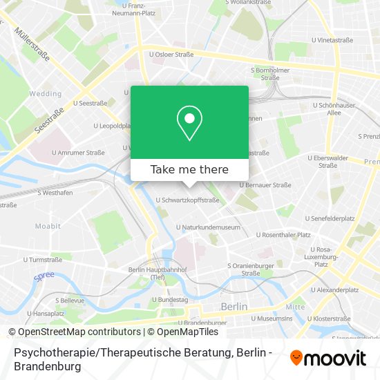Карта Psychotherapie / Therapeutische Beratung