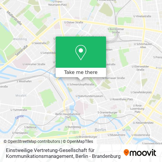 Einstweilige Vertretung-Gesellschaft für Kommunikationsmanagement map