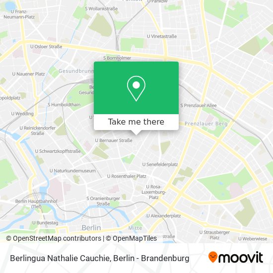 Карта Berlingua Nathalie Cauchie