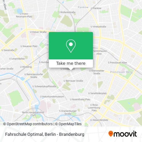 Fahrschule Optimal map