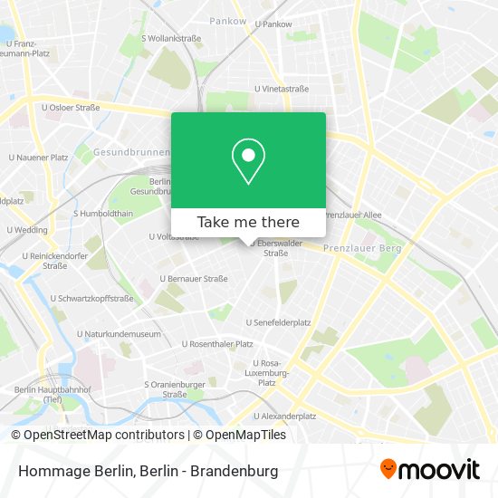 Hommage Berlin map