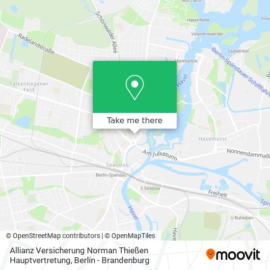 Allianz Versicherung Norman Thießen Hauptvertretung map