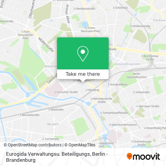 Eurogida Verwaltungsu. Beteiligungs map
