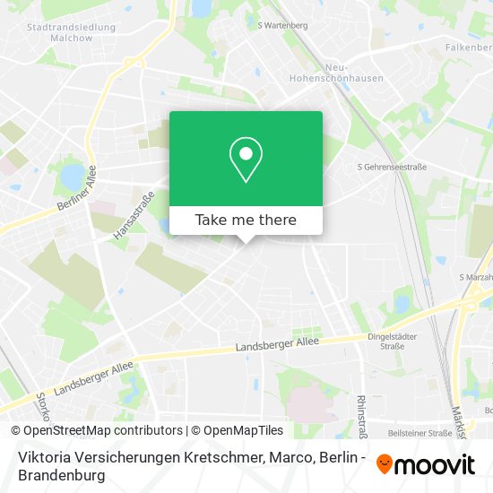 Viktoria Versicherungen Kretschmer, Marco map