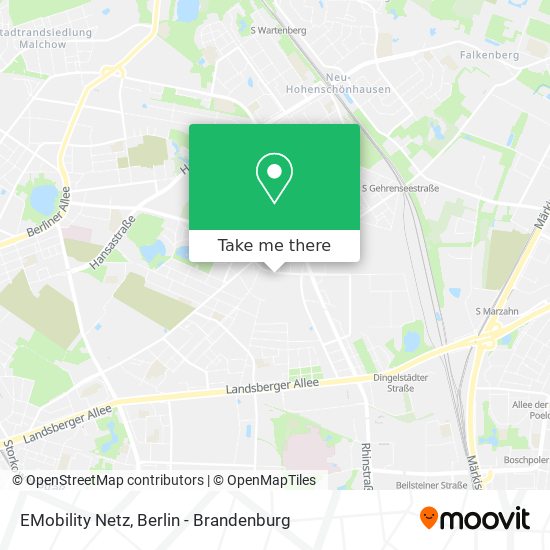 EMobility Netz map