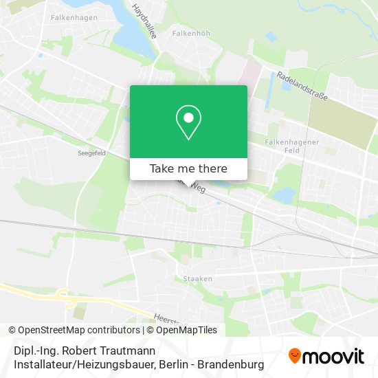 Dipl.-Ing. Robert Trautmann Installateur / Heizungsbauer map