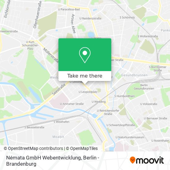 Карта Némata GmbH Webentwicklung