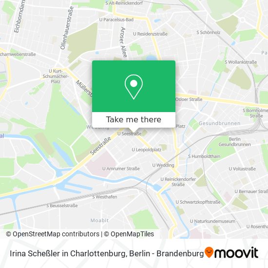 Карта Irina Scheßler in Charlottenburg
