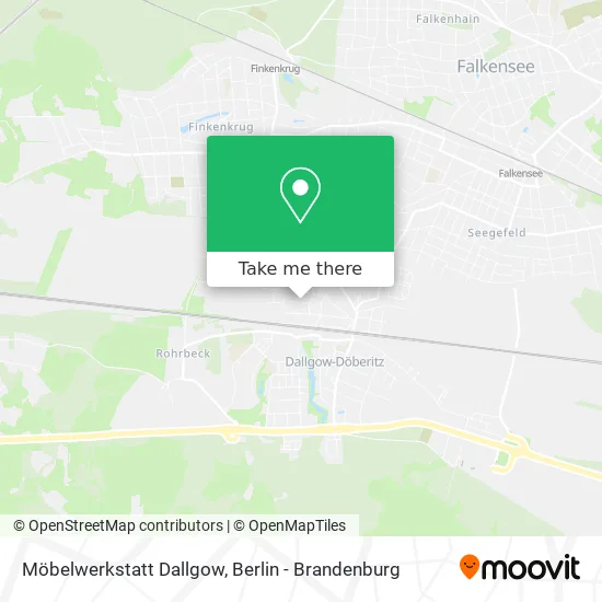 Карта Möbelwerkstatt Dallgow