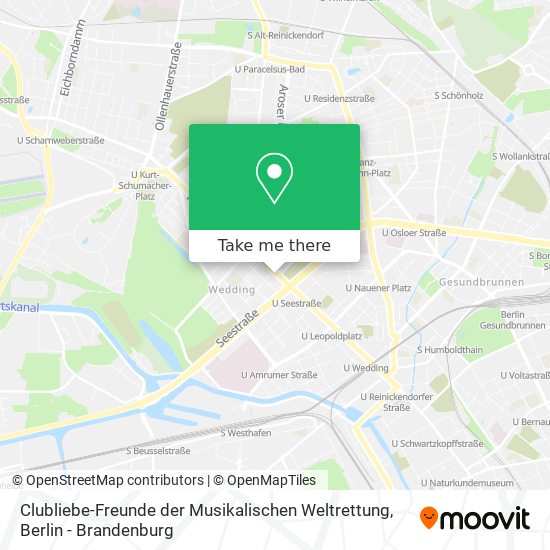 Clubliebe-Freunde der Musikalischen Weltrettung map