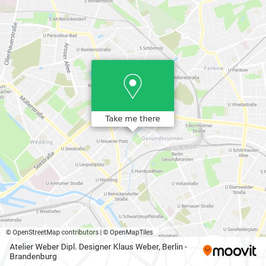 Карта Atelier Weber Dipl. Designer Klaus Weber