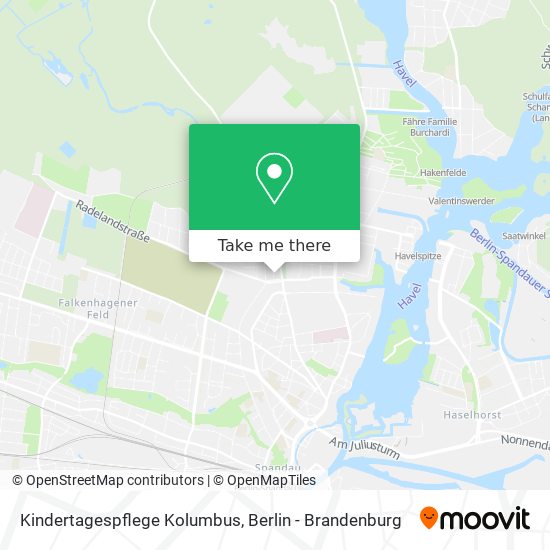 Kindertagespflege Kolumbus map