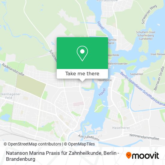 Natanson Marina Praxis für Zahnheilkunde map
