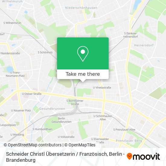 Schneider Christl Übersetzerin / Französisch map