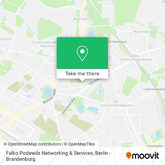 Карта Falko Podewils Networking & Services