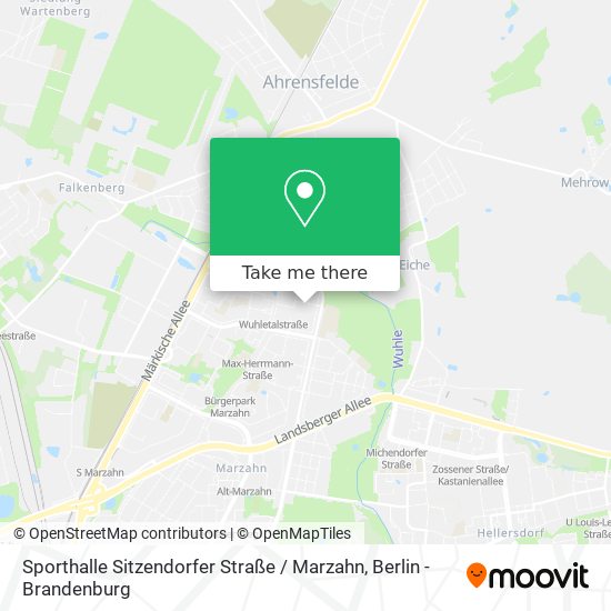 Sporthalle Sitzendorfer Straße / Marzahn map