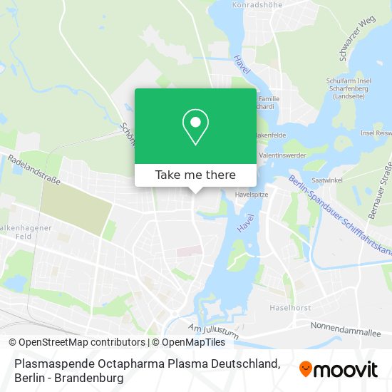 Карта Plasmaspende Octapharma Plasma Deutschland